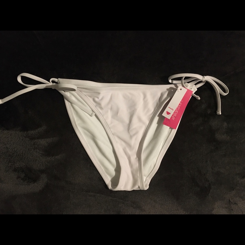 Xhilaration white bikini bottom